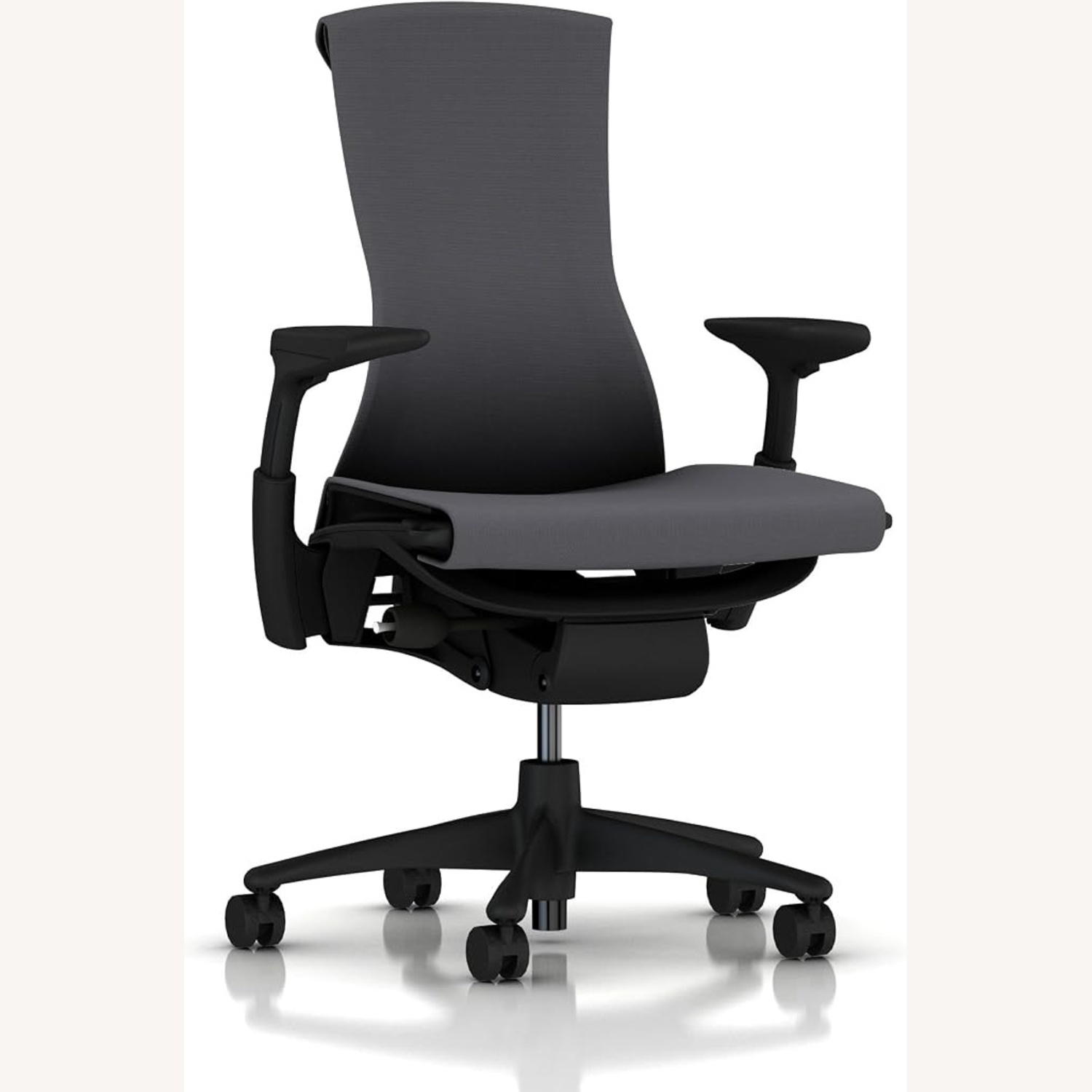 Herman Miller Black Fabric Office Chair - image-6