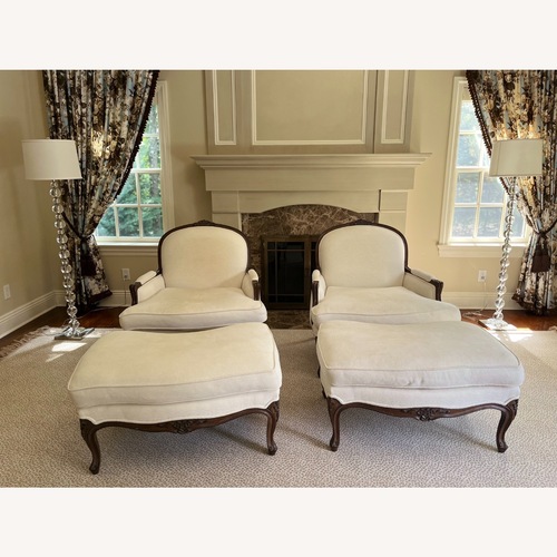 Used Baker Upholstered Oversized Accent Chair for sale on AptDeco