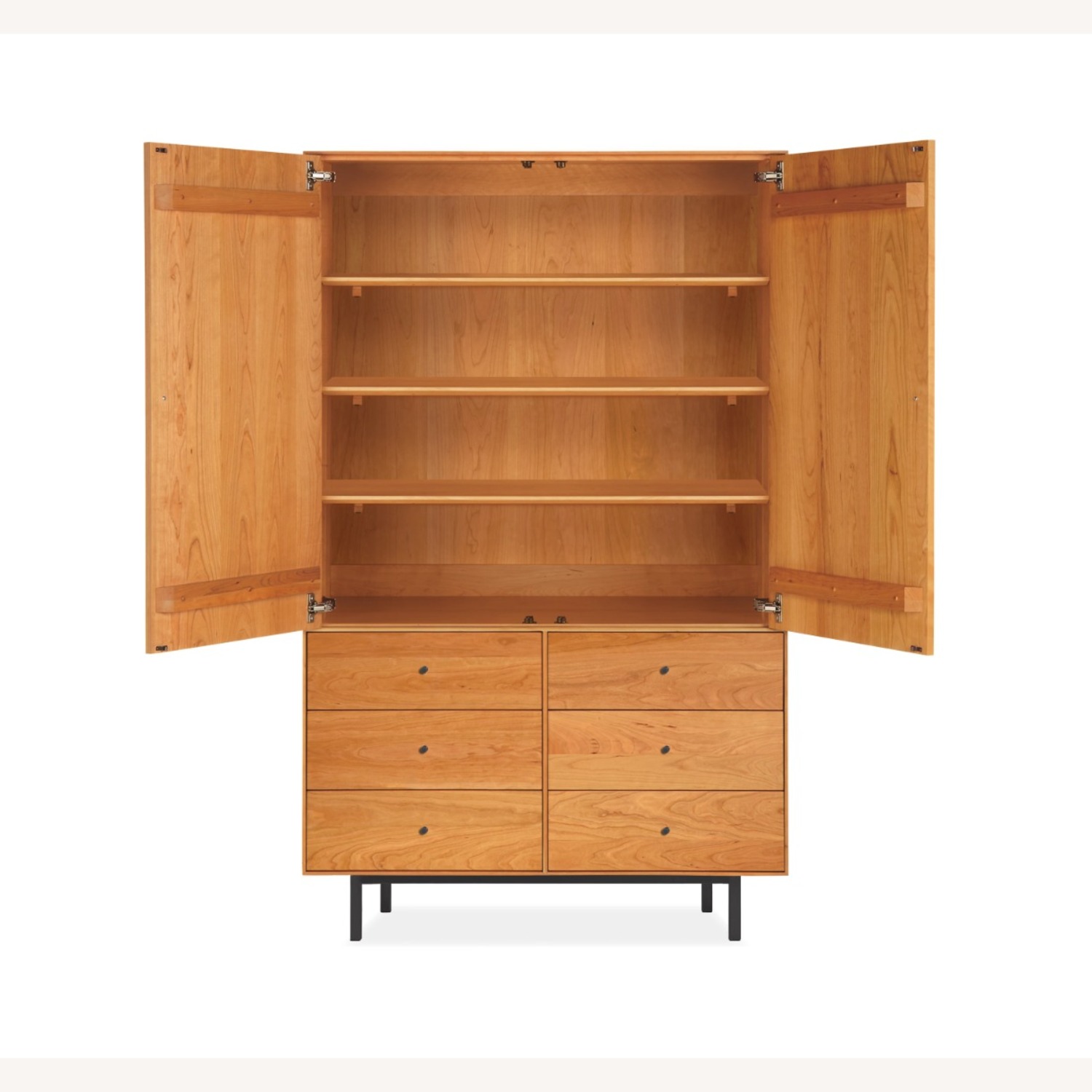 Room & Board Hudson Armoire (White Oak) - image-4
