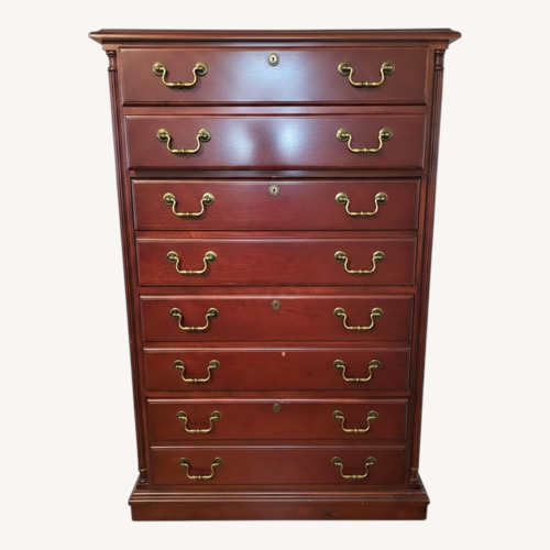 Used Dark Brown Wood Dresser for sale on AptDeco