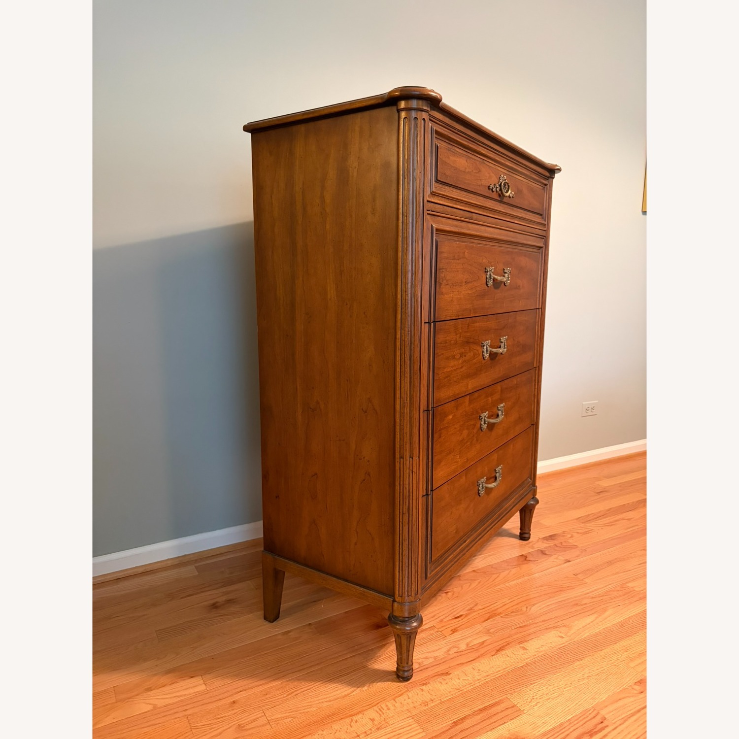 Vintage/Antique Finds Dark Brown Wood Dresser - image-2