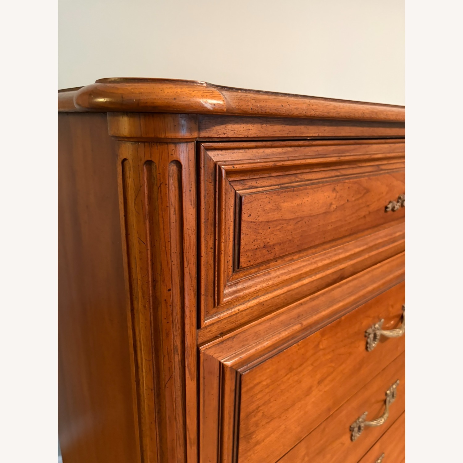 Vintage/Antique Finds Dark Brown Wood Dresser - image-3