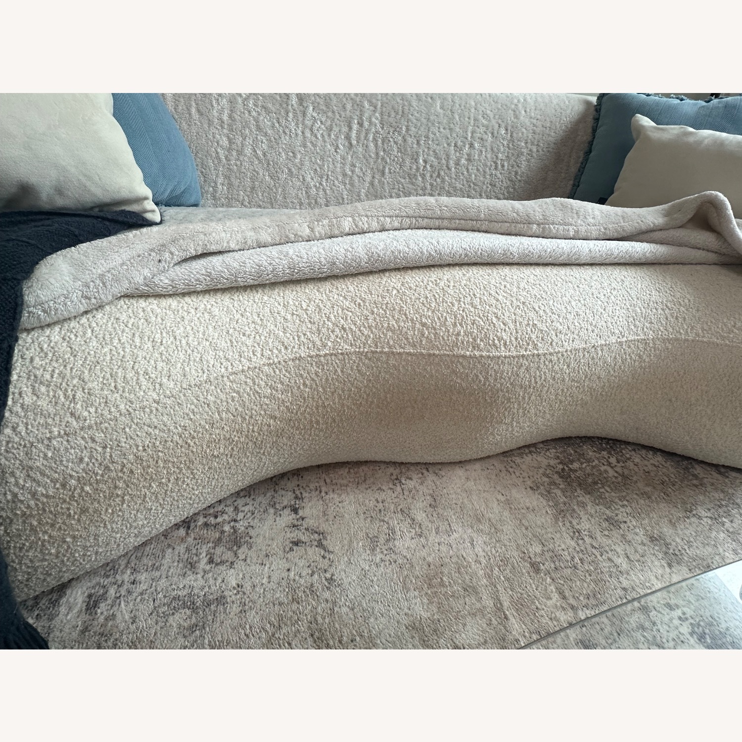 93.6" Curved Sofa Couch for Living Room - image-4