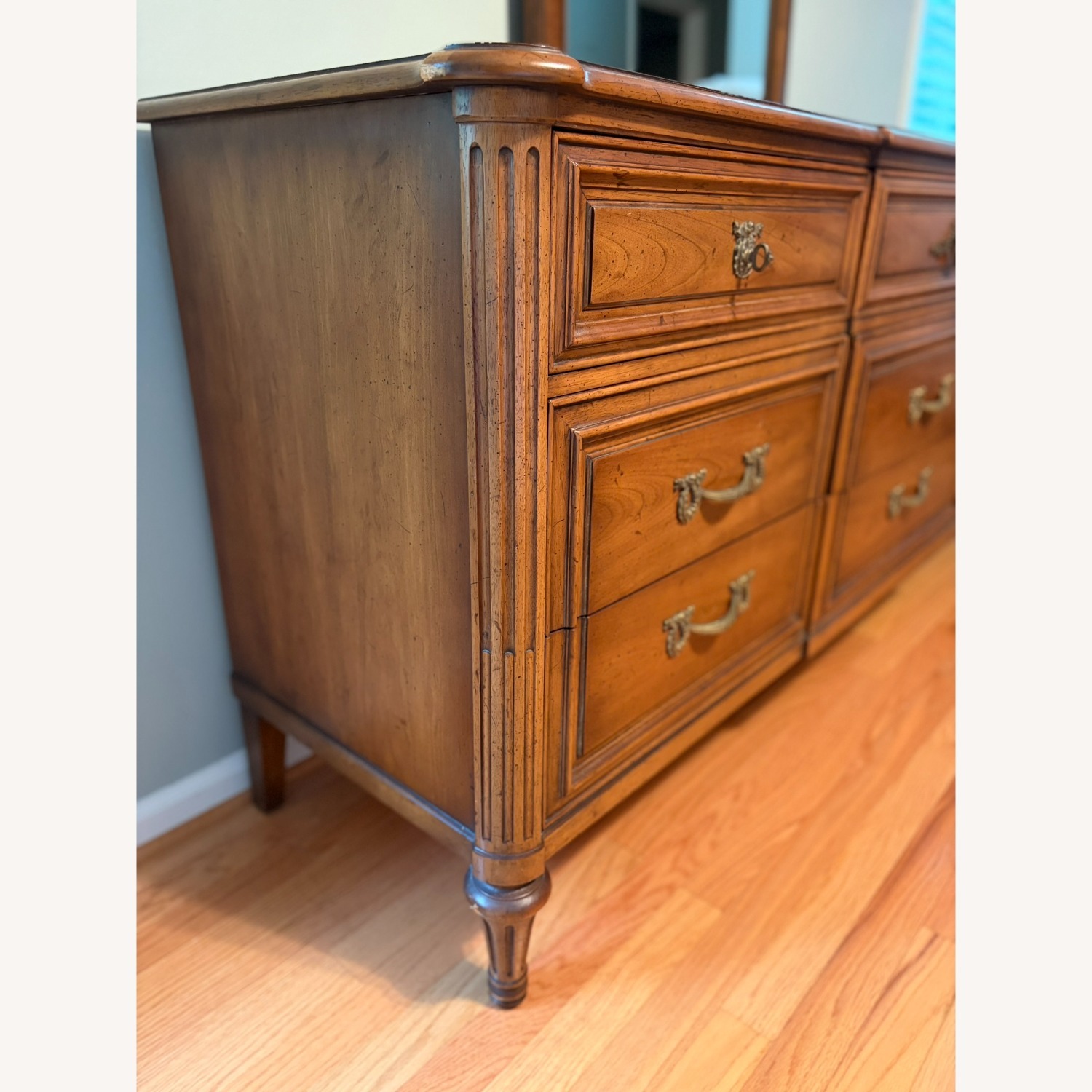 Vintage/Antique Finds Dark Brown Wood Dresser - image-1