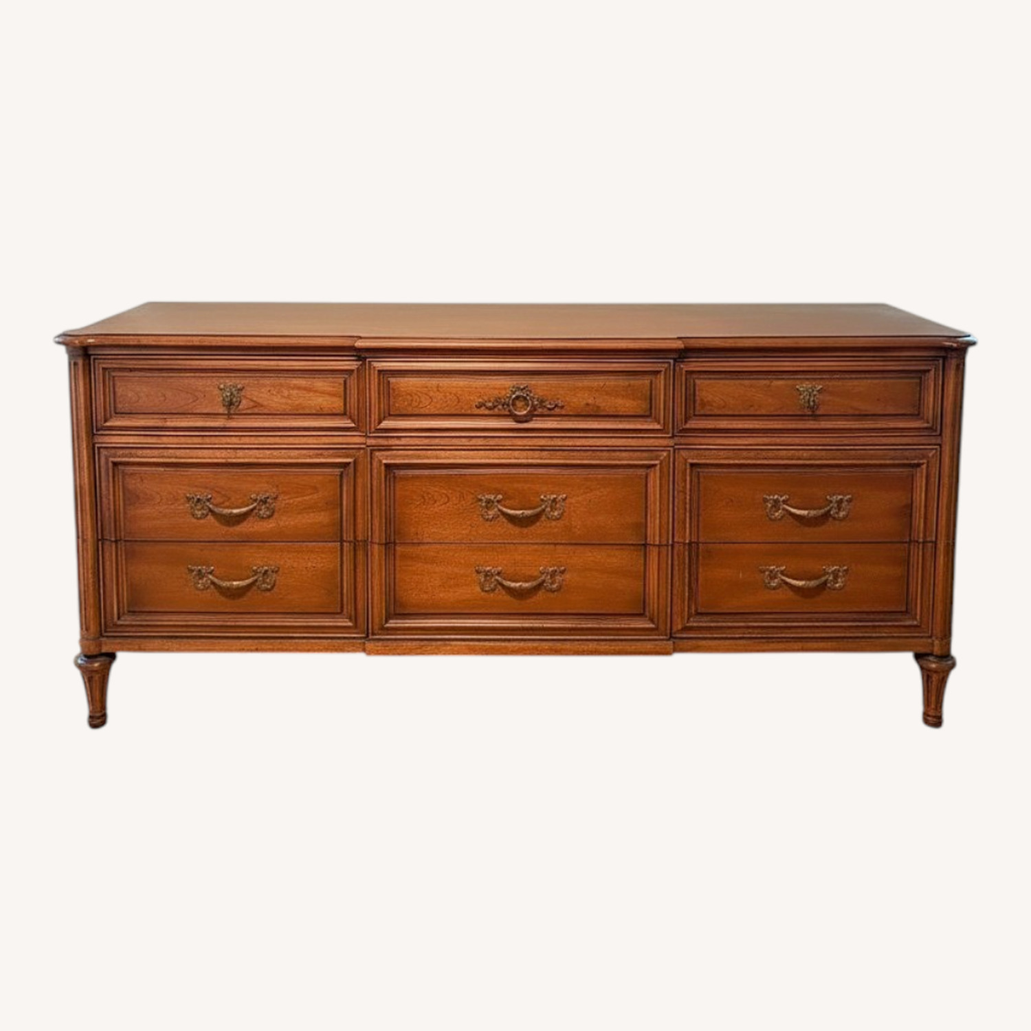 Vintage/Antique Finds Dark Brown Wood Dresser - image-7