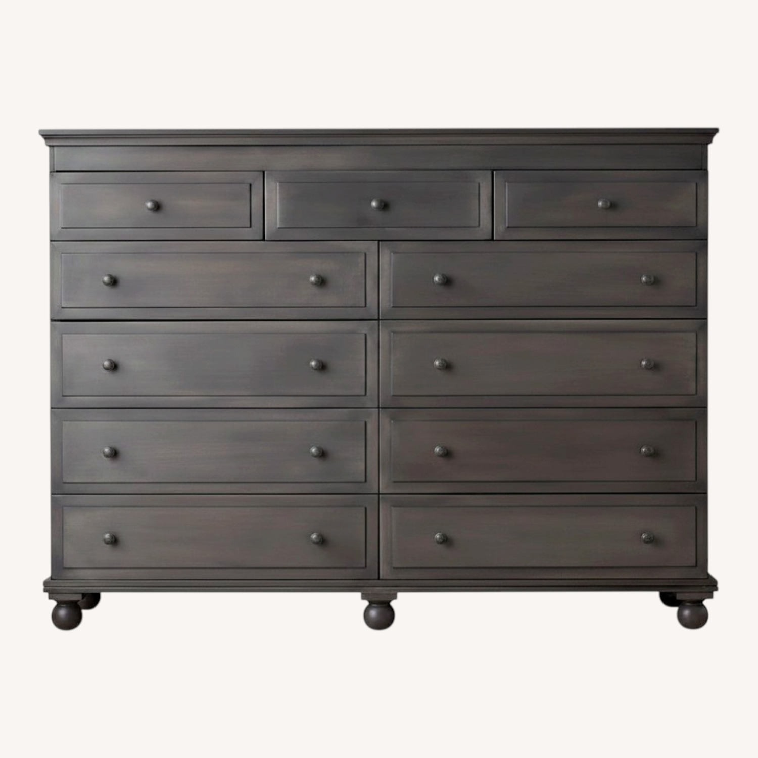 Restoration Hardware Annecy Zinc Wrapped Dresser - image-0