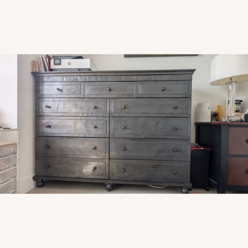 Used Restoration Hardware Annecy Zinc Wrapped Dresser for sale on AptDeco