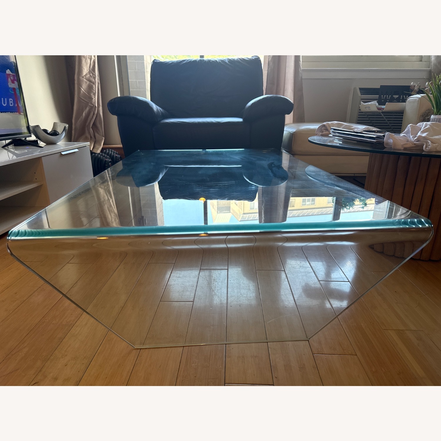 Boconcept Adria Classic Modern Glass Coffee Table - image-3