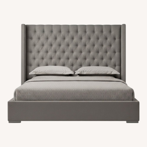 Used Restoration Hardware Adler Fabric Queen Bed for sale on AptDeco