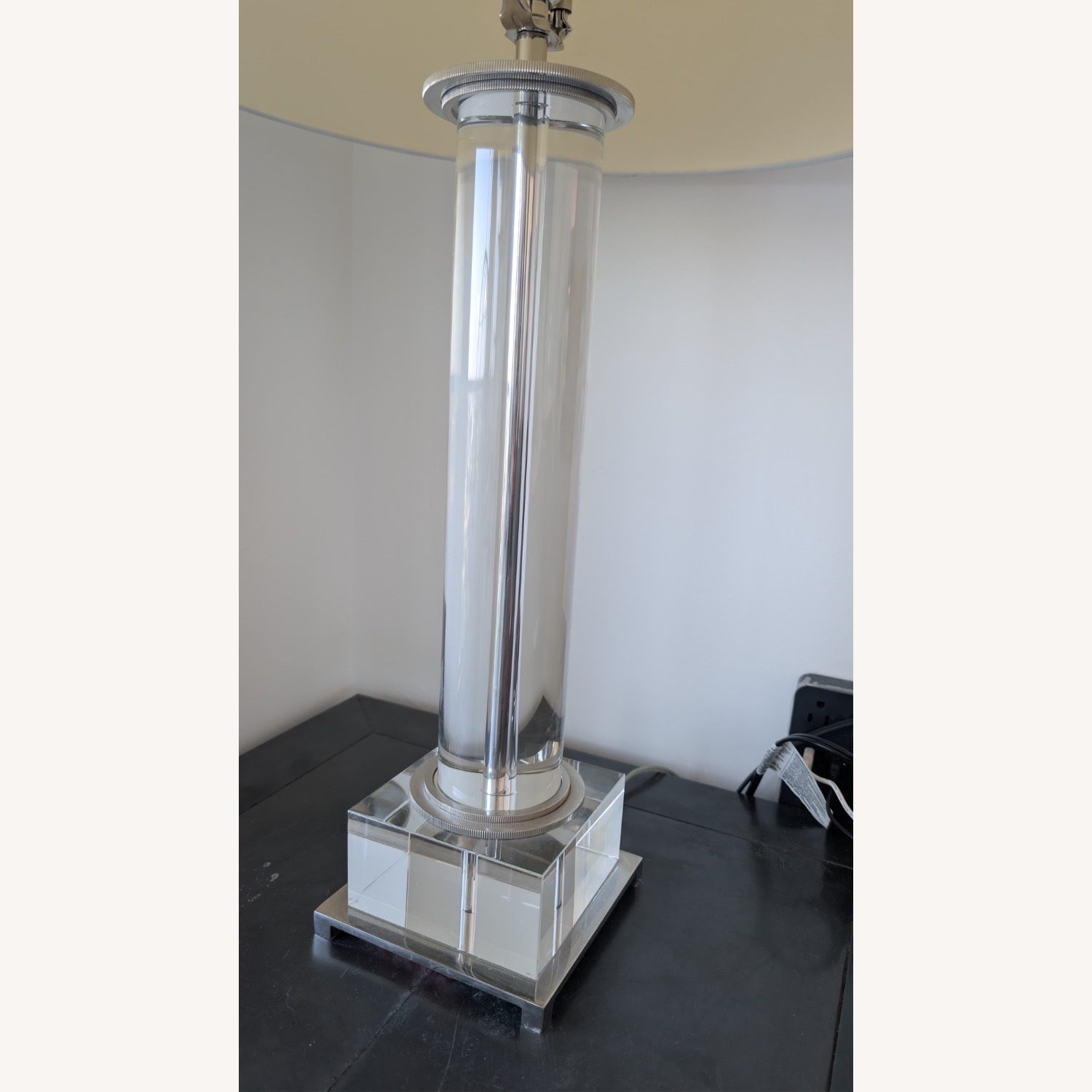 Robert Abbey Transparent Glass Table Lamp - image-2