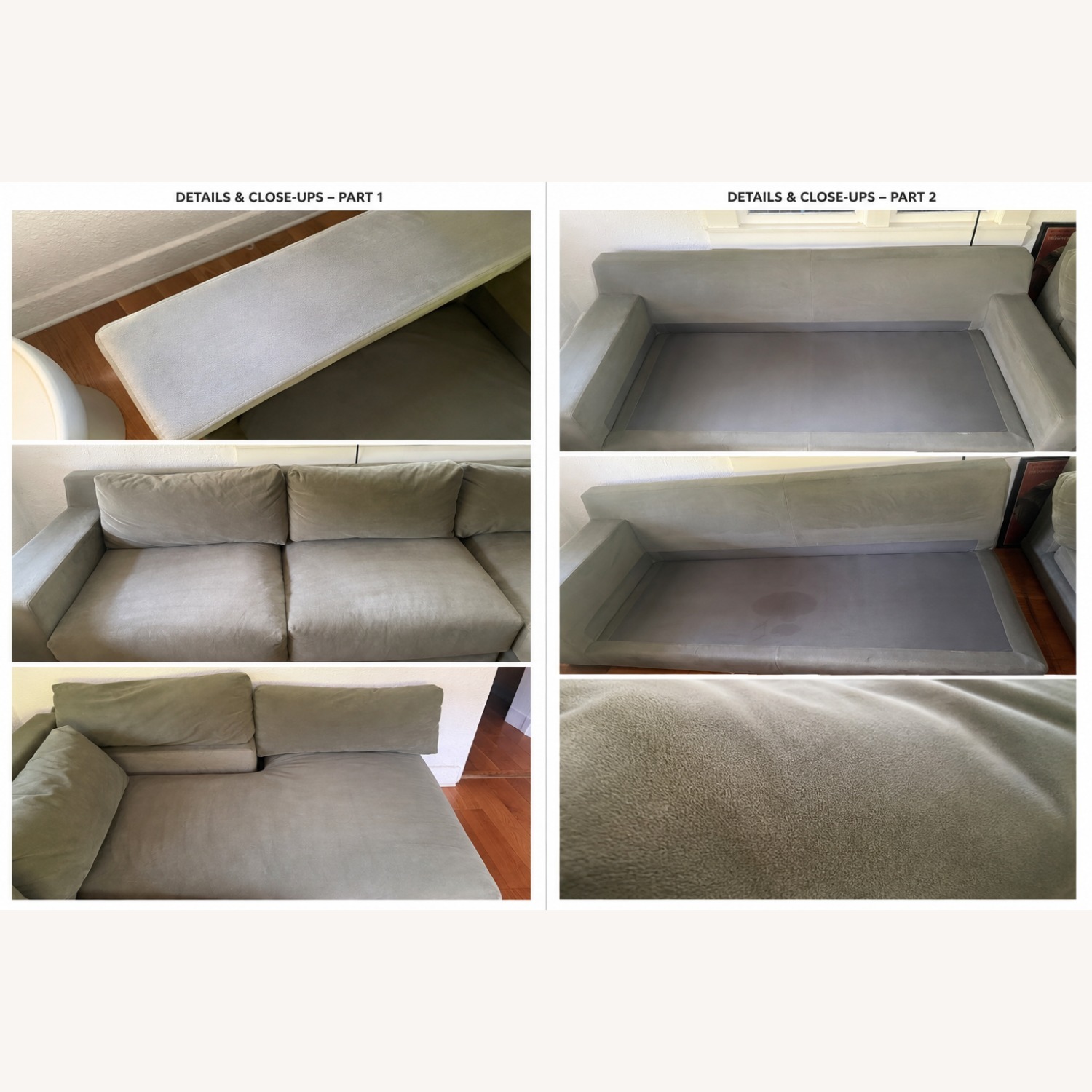 West Elm "Performance Velvet" 2 Piece Sectional - image-2