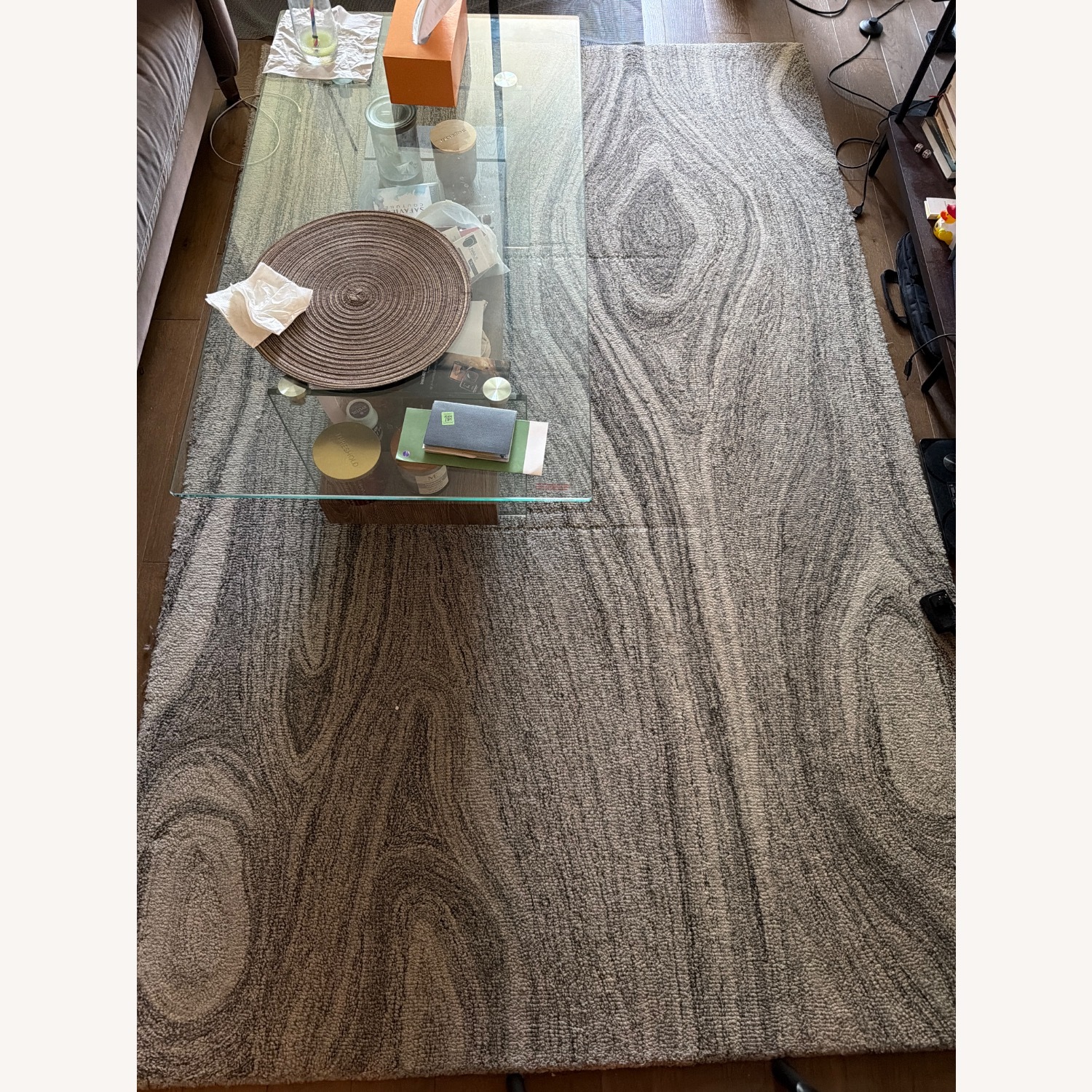 Safavieh Light Gray Wool Area Rug 5' x 8' - image-2