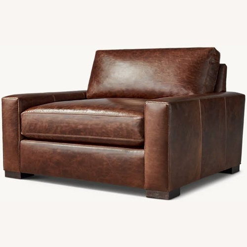 Used Restoration Hardware Maxwell Chair & Ottoman for sale on AptDeco