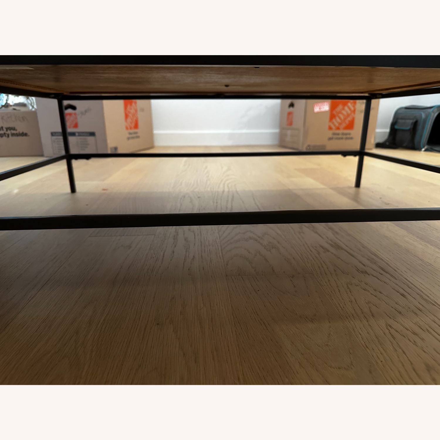 West Elm Solid Wood Coffee Table with Storage - image-7