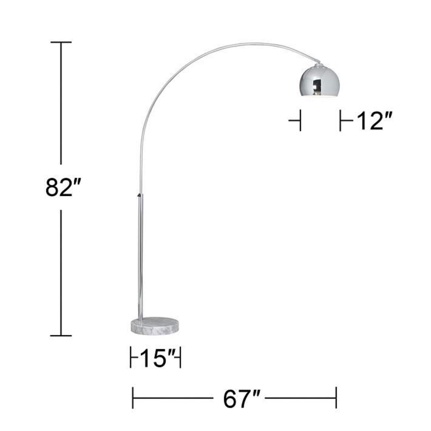 George Kovacs Modern Arc Floor Lamp - image-4