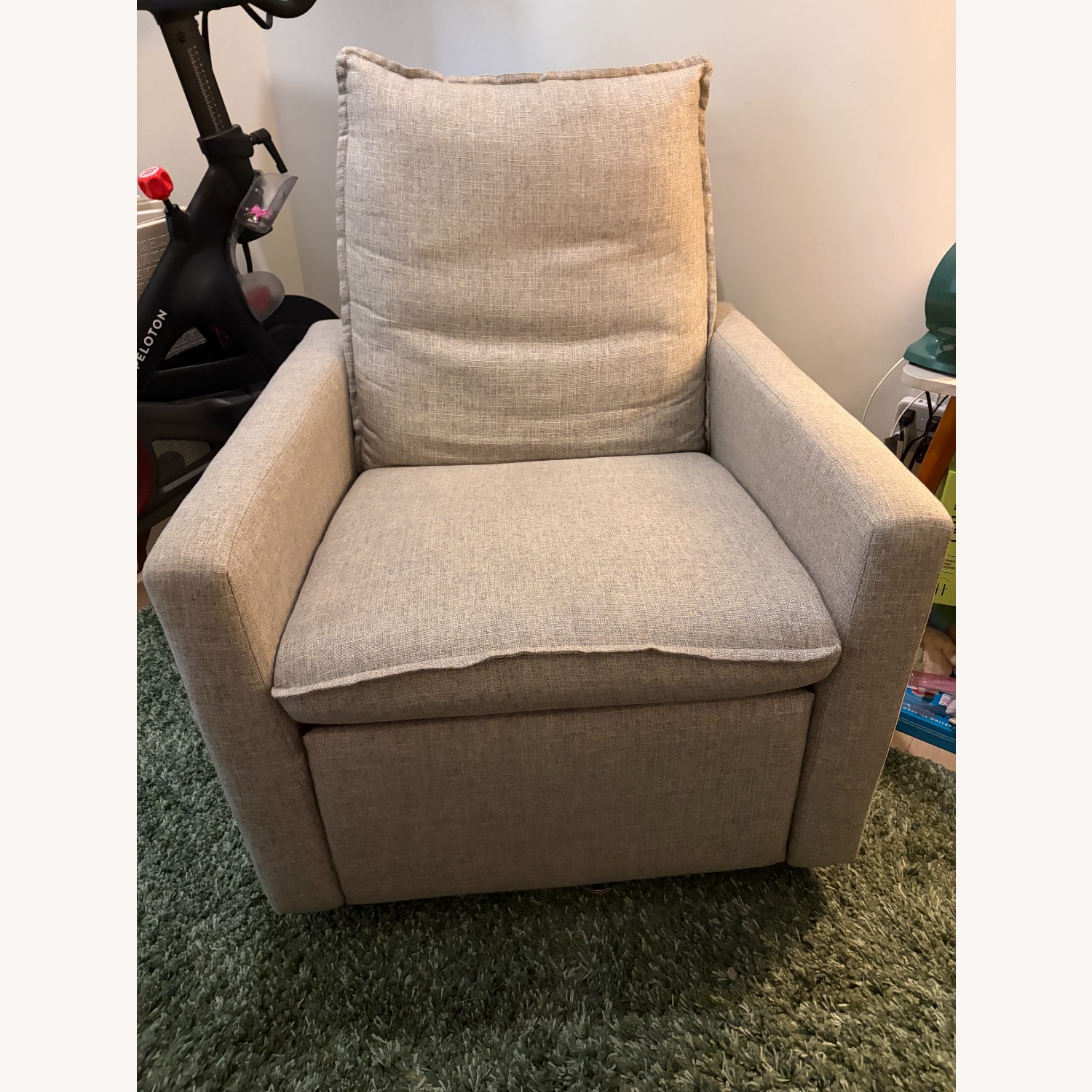 West Elm Paxton Glider Recliner Nursing Chair - image-3