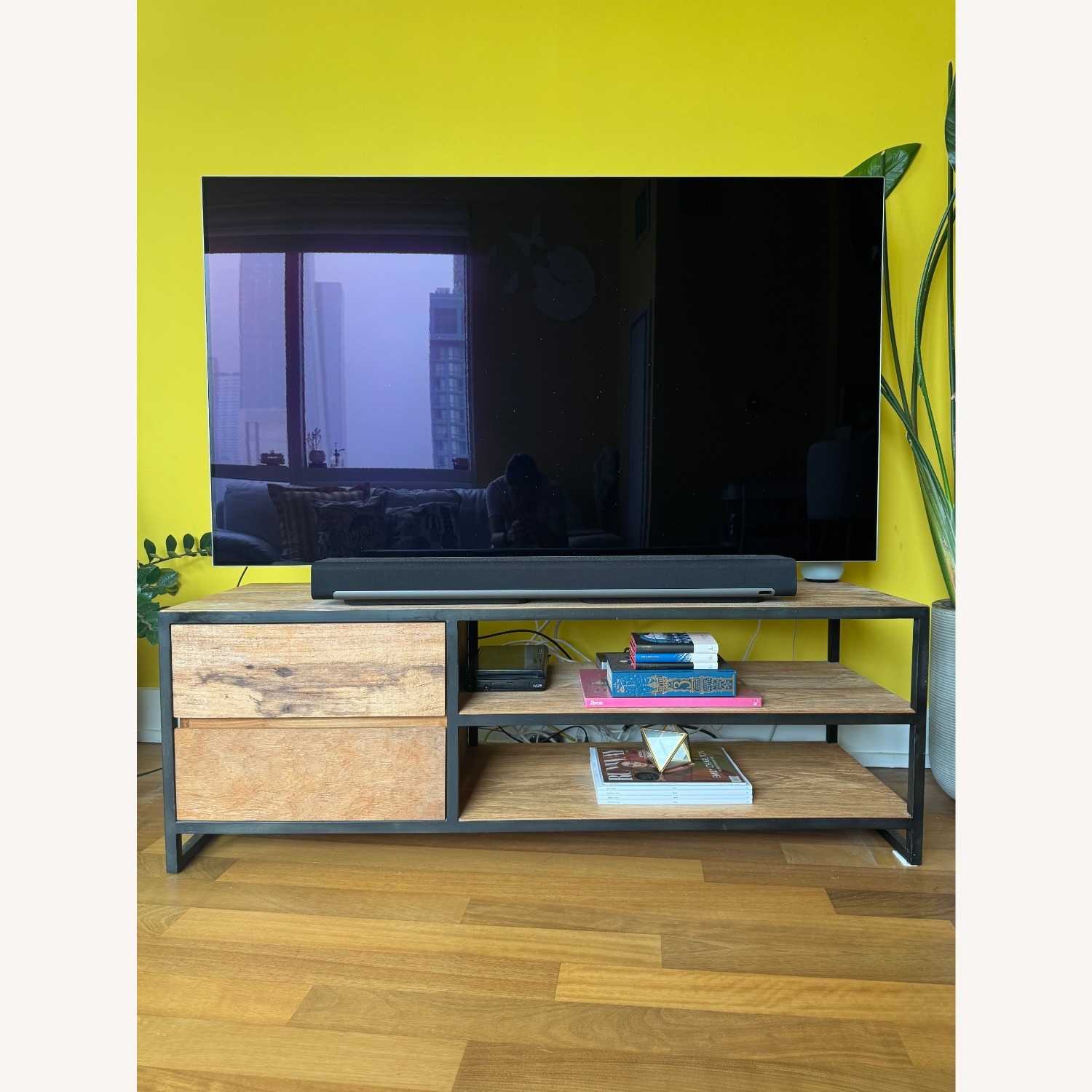 West Elm Industrial Media Storage - image-1
