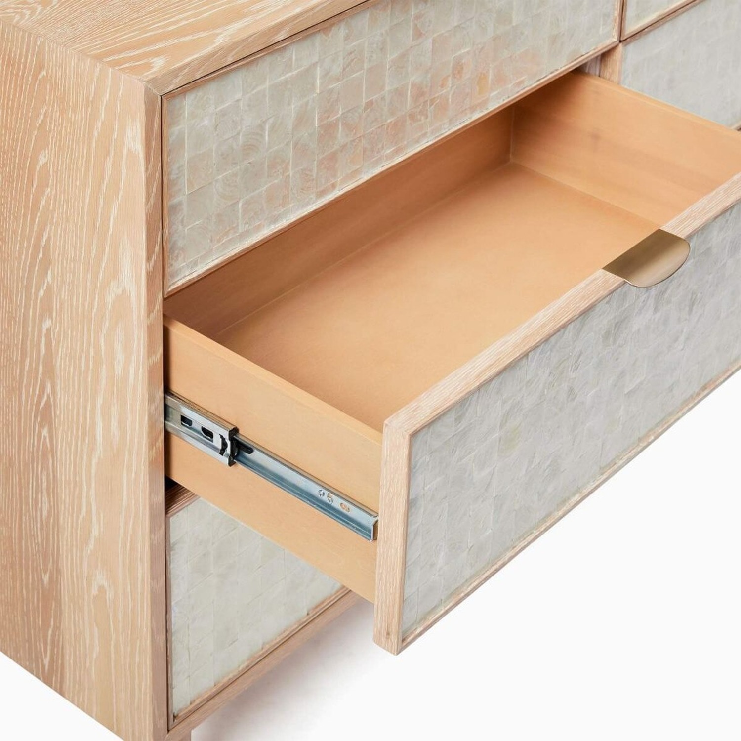 West Elm Ella Capiz 6 Drawer Dresser - image-4