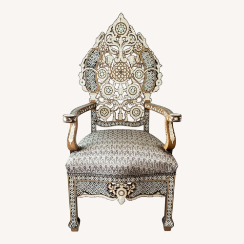 Used Mid Century Syrian Mother of Pearl Chair for sale on AptDeco