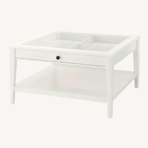 Used IKEA Liatorp Coffee Table With Storage for sale on AptDeco