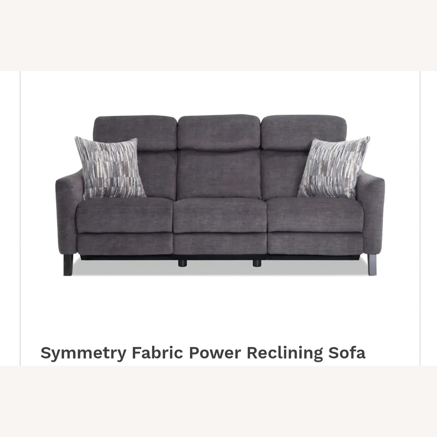 Symmetry Fabric Power Reclining Sofa - image-1