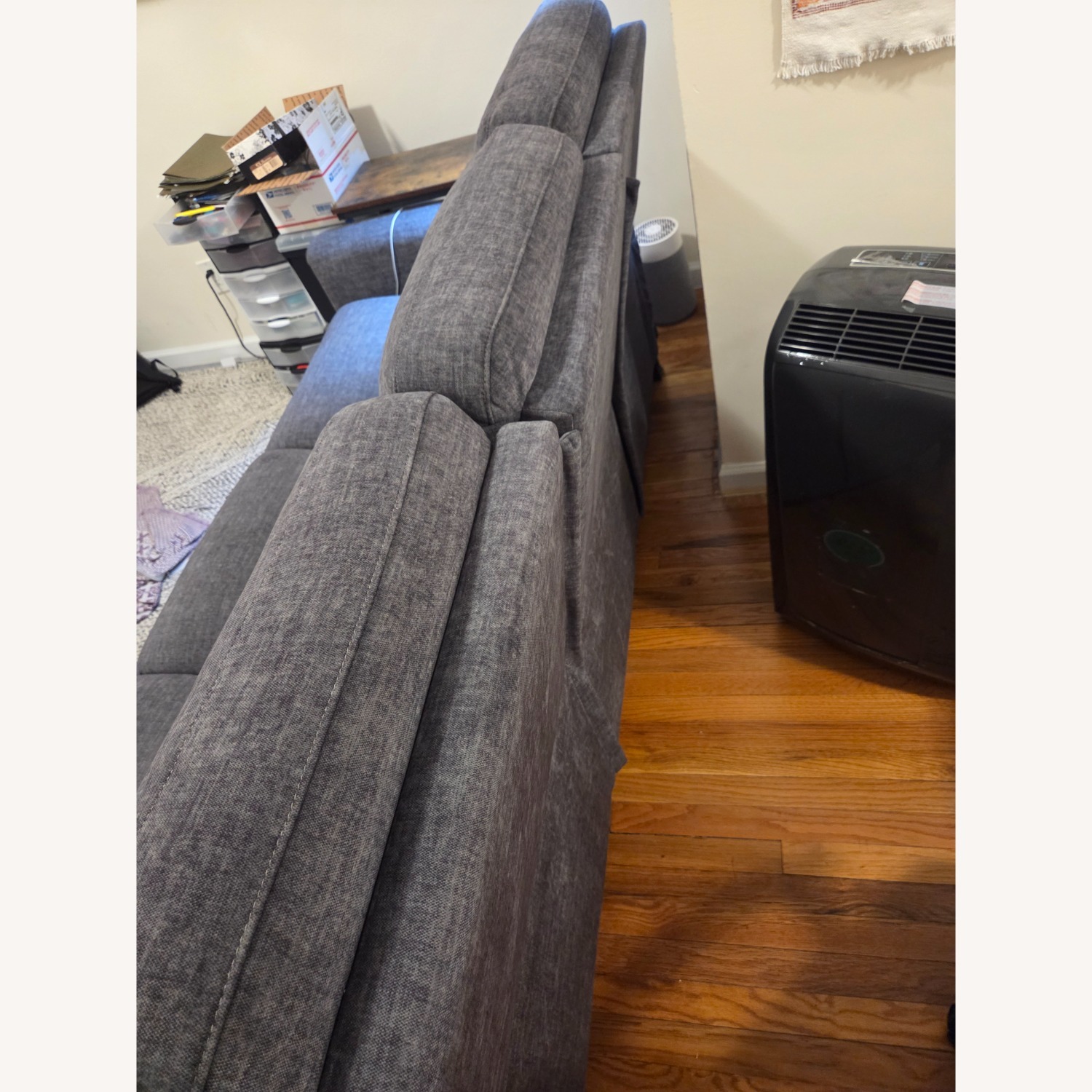 Symmetry Fabric Power Reclining Sofa - image-7