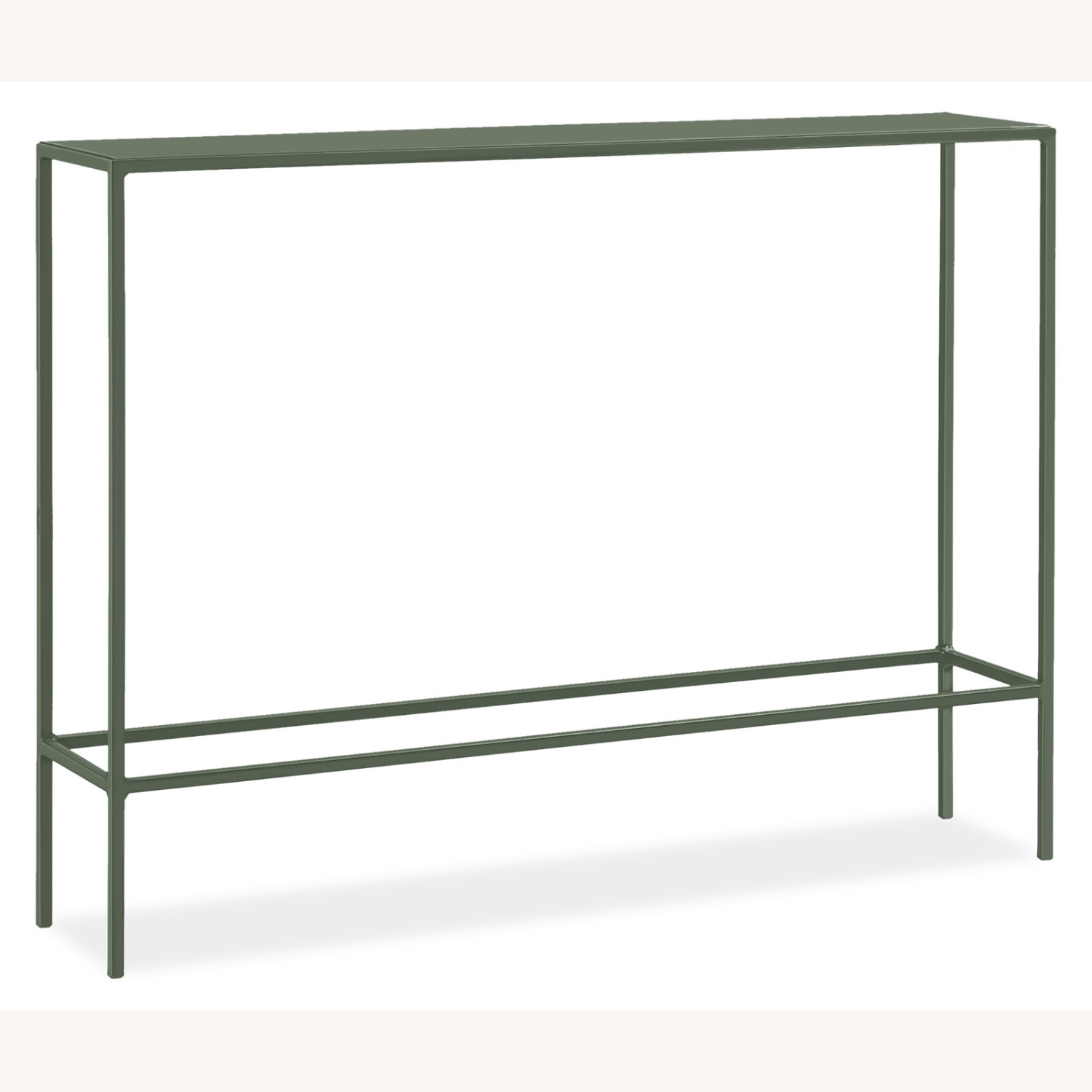 Room & Board Turquoise Metal Slim Console Table - image-5