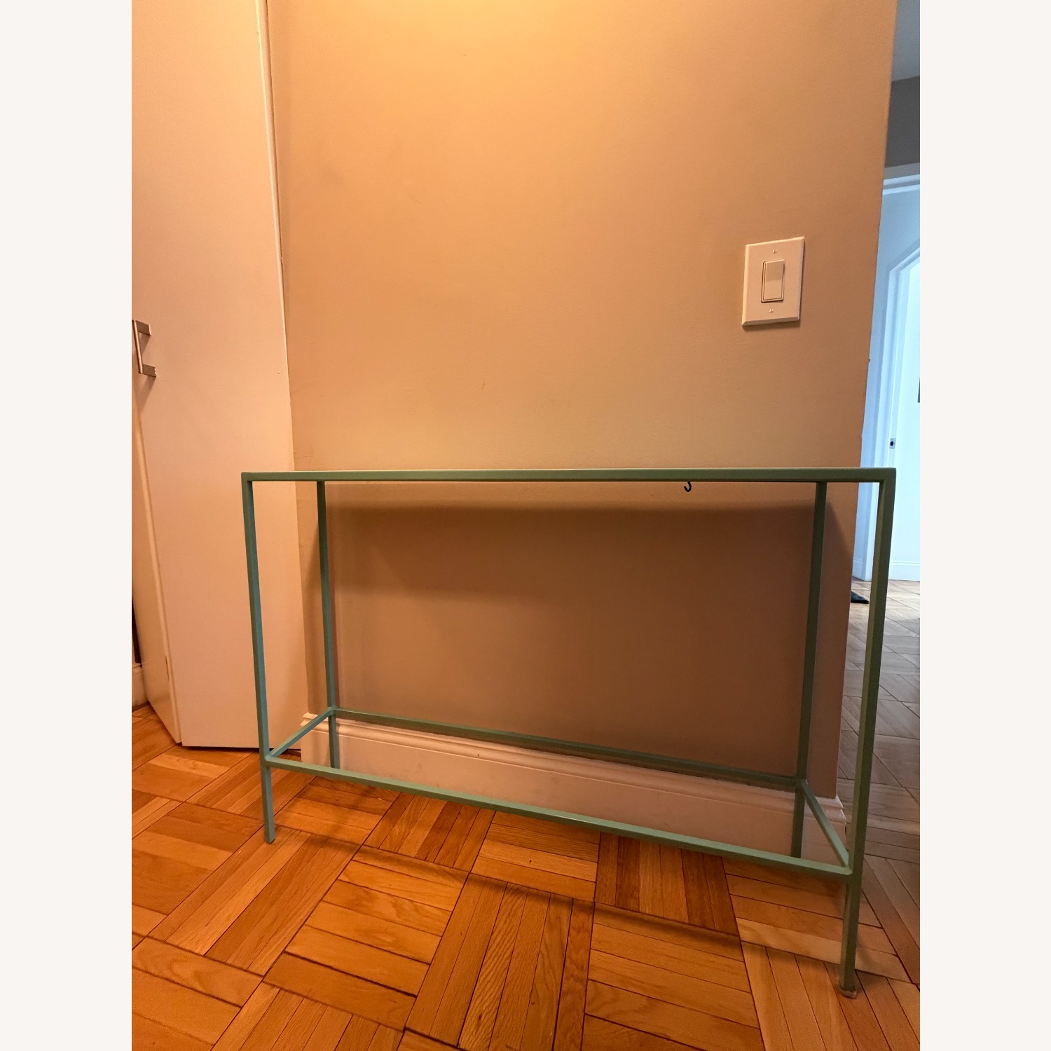 Room & Board Turquoise Metal Slim Console Table - image-1