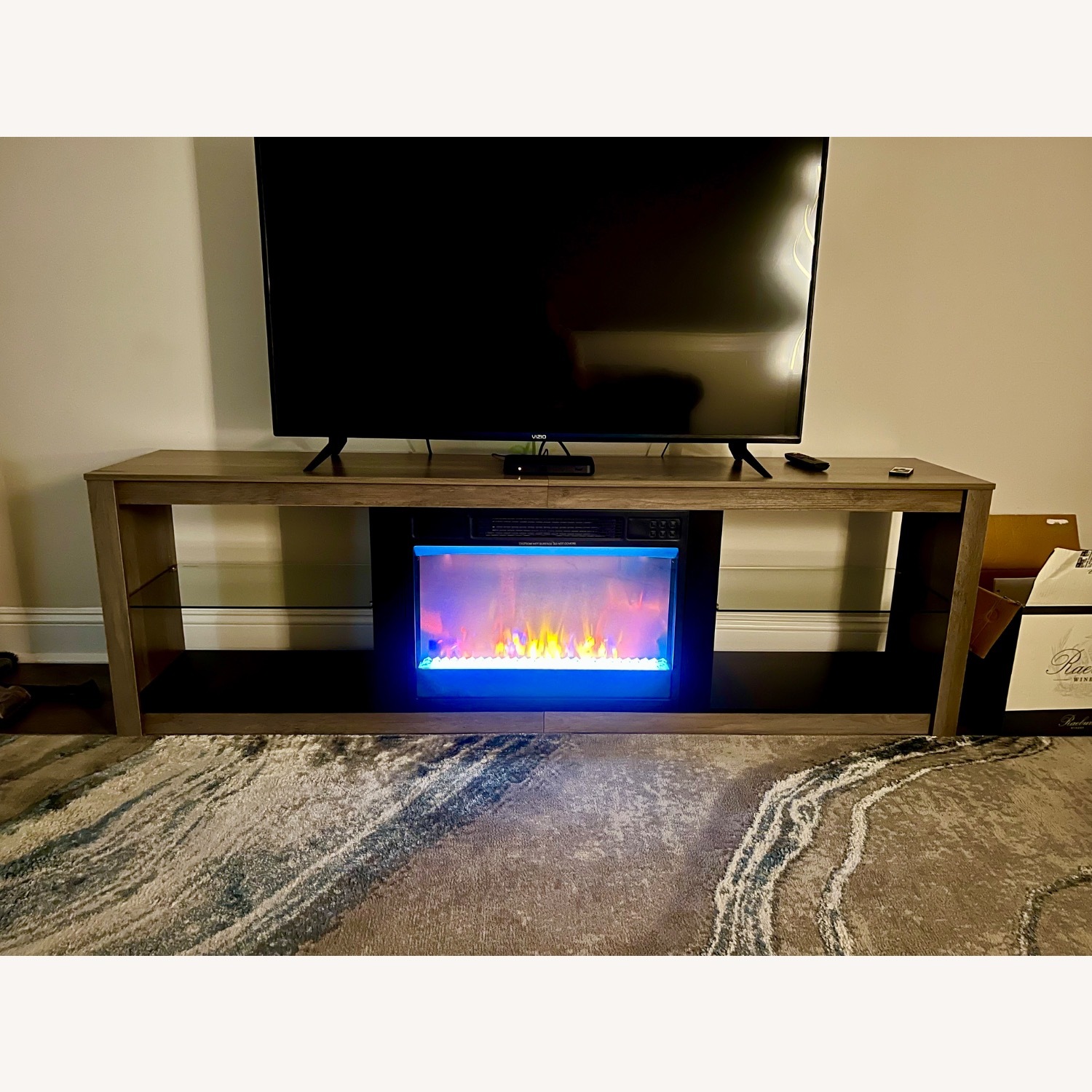 Amazon Contemporary Media Console/Fireplace - image-3