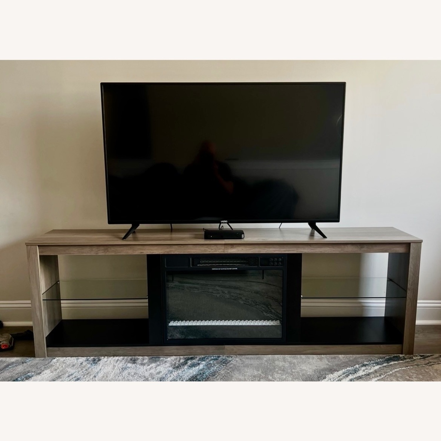 Amazon Contemporary Media Console/Fireplace - image-1