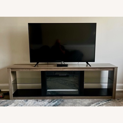 Used Amazon Contemporary Media Console/Fireplace for sale on AptDeco
