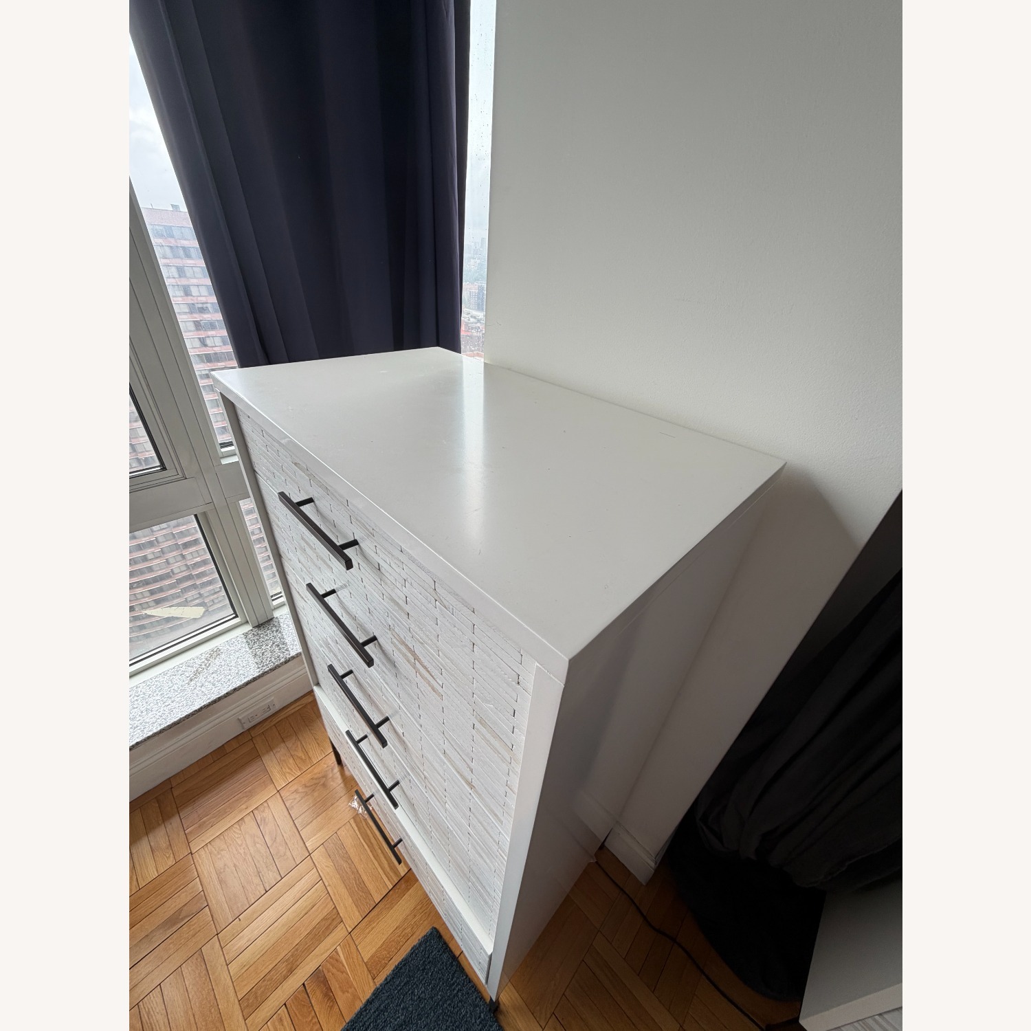 West Elm Wood Tiled 5-Drawer Dresser - image-3