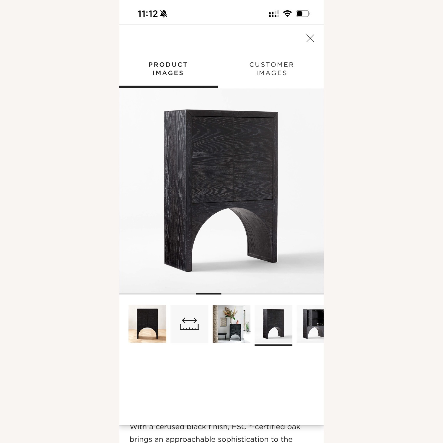 CB2 Wood Sideboard - image-10