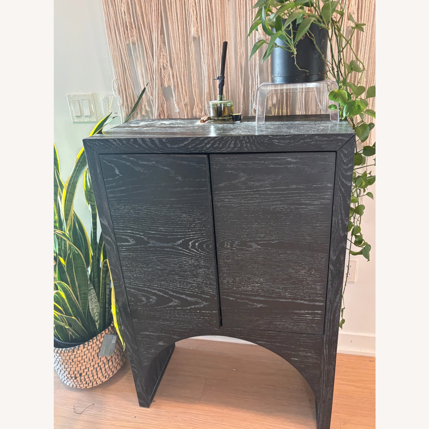 CB2 Wood Sideboard - image-1