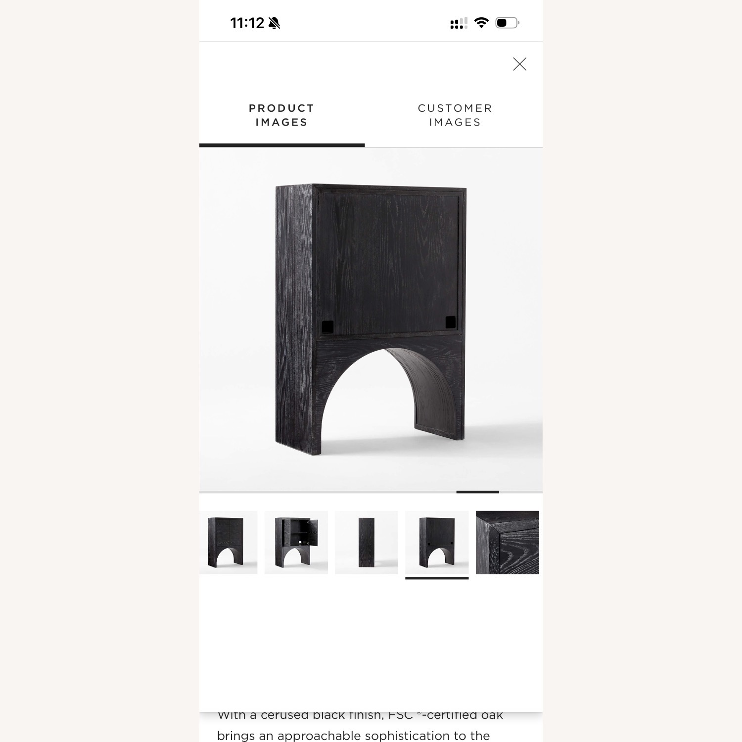 CB2 Wood Sideboard - image-9