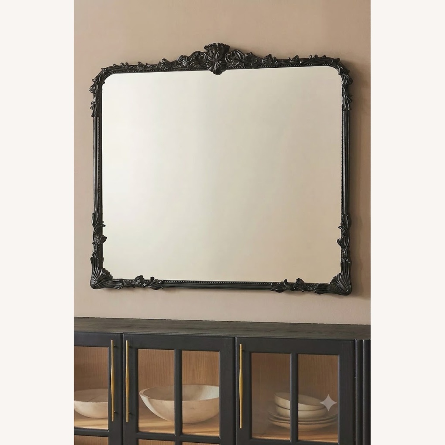 Anthropologie The Vintage Mila Mantel Mirror - image-4