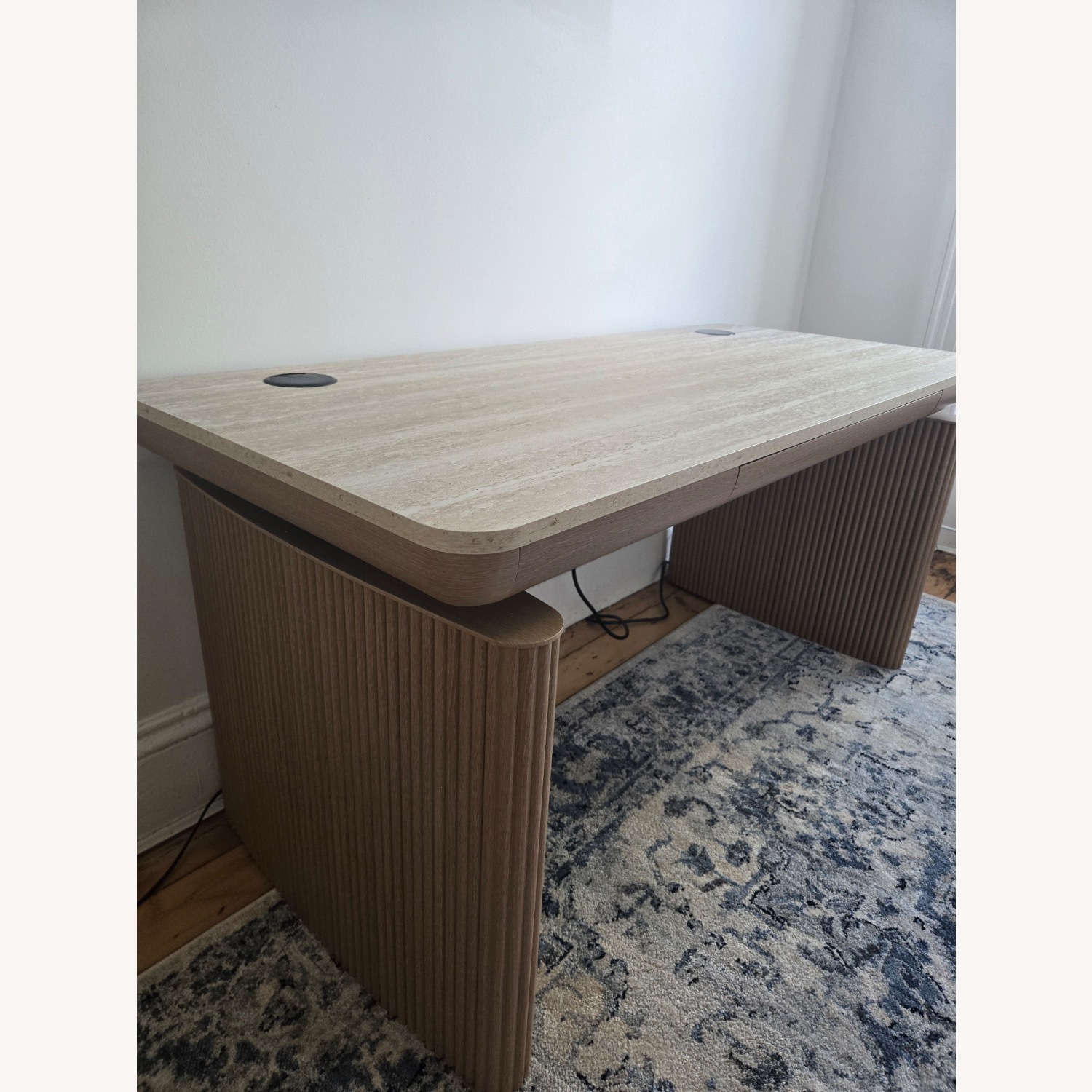 Flexispot Fusion Stria Natural Oak Desk - image-4