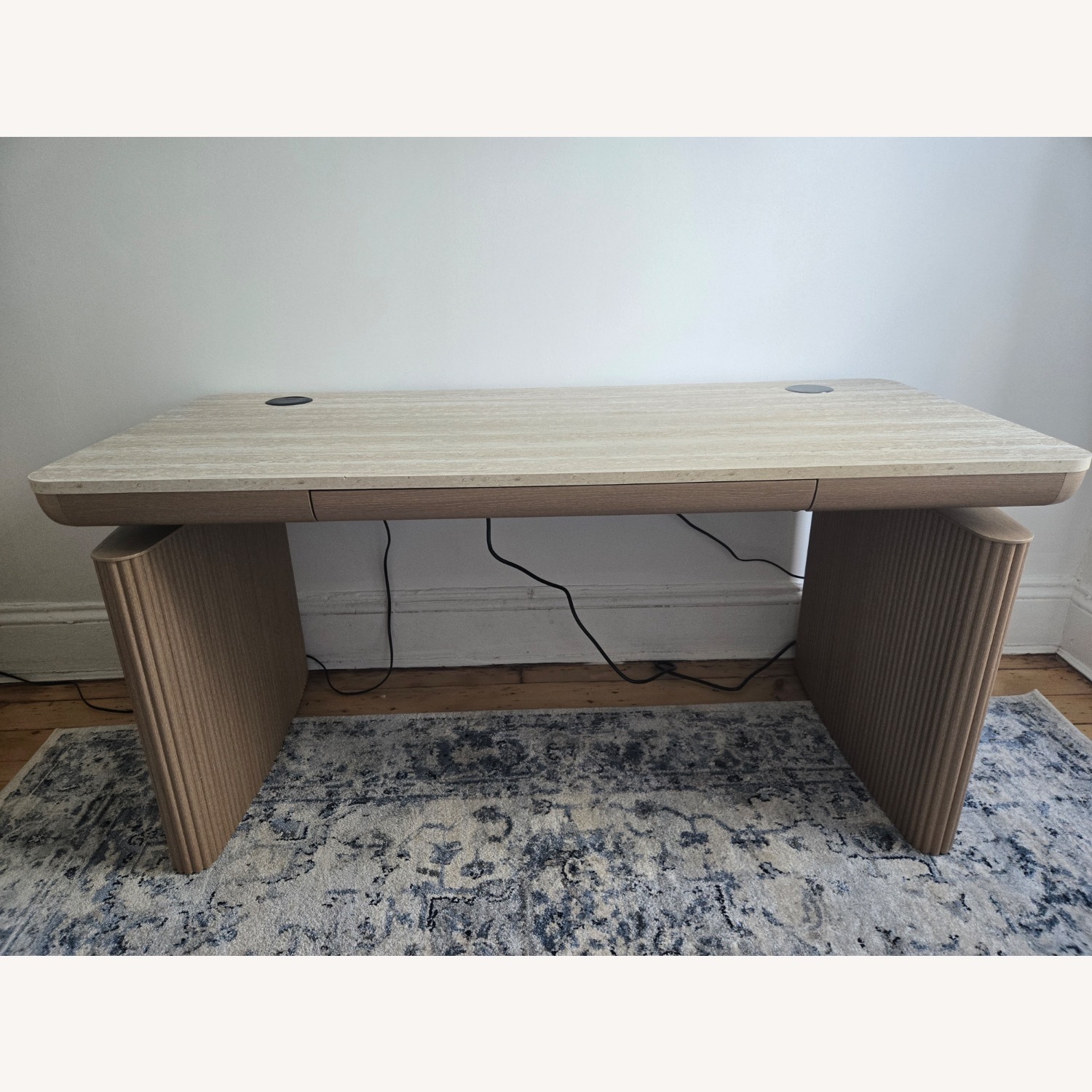 Flexispot Fusion Stria Natural Oak Desk - image-2