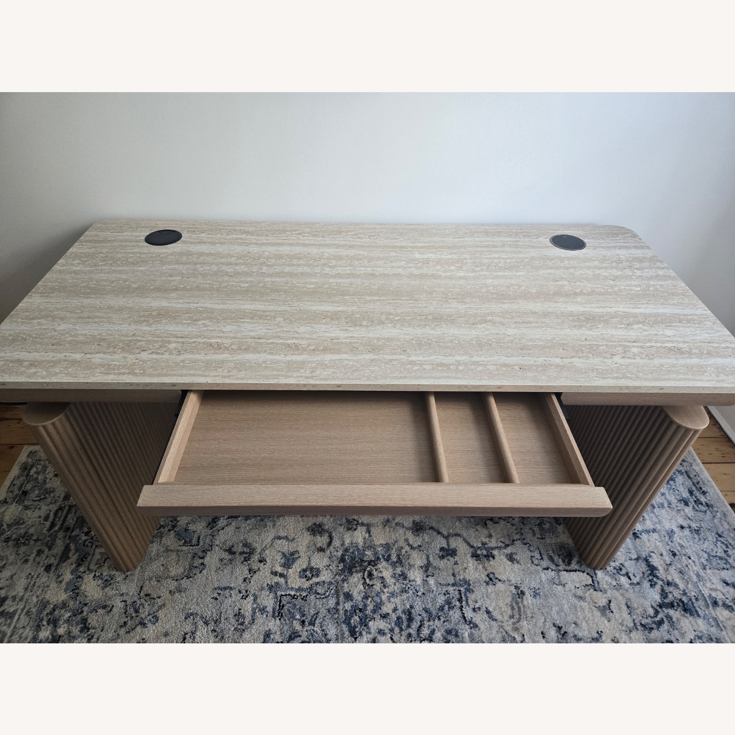 Flexispot Fusion Stria Natural Oak Desk - image-21