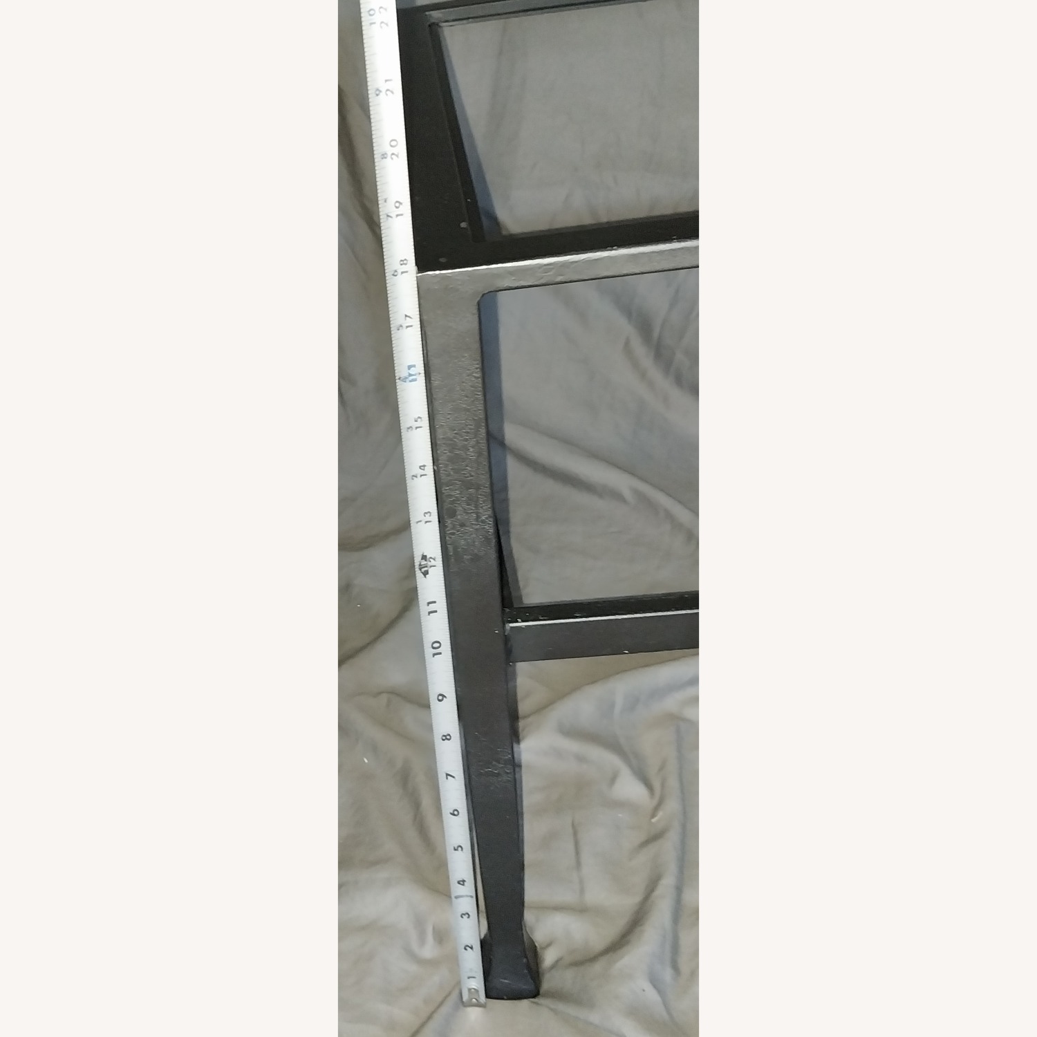Pottery Barn Metal/Glass Side Table - image-16