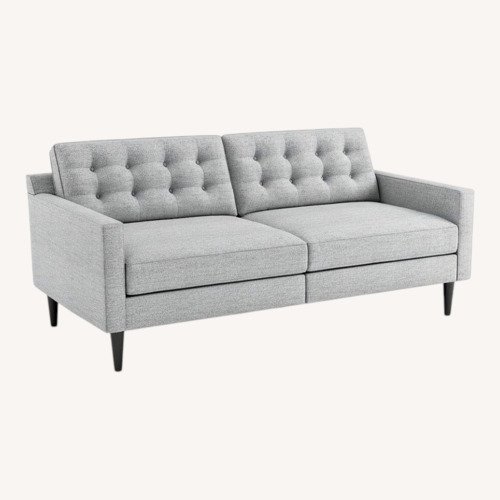 Used West Elm Light Gray 2 Seater Sofa for sale on AptDeco