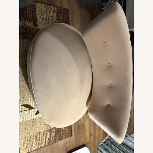 Used Pink Fabric Accent Chair for sale on AptDeco