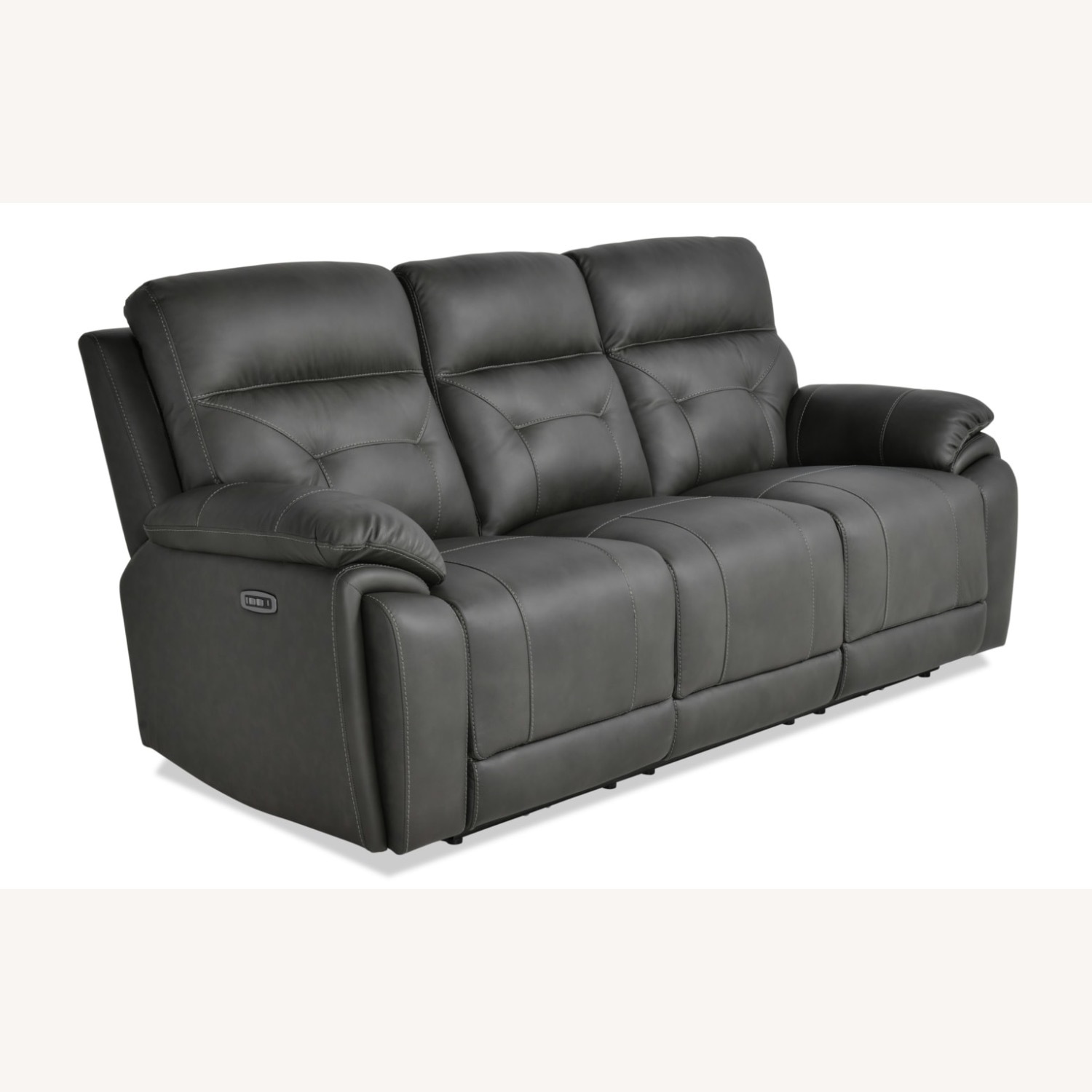 Bob's Discount Furniture Dark Gray 3+ Seater Sofa - image-1