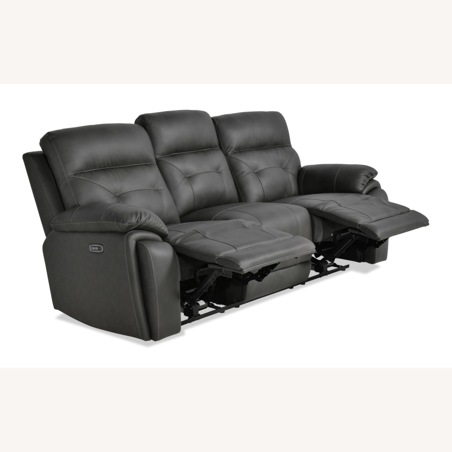 Bob's Discount Furniture Dark Gray 3+ Seater Sofa - image-3