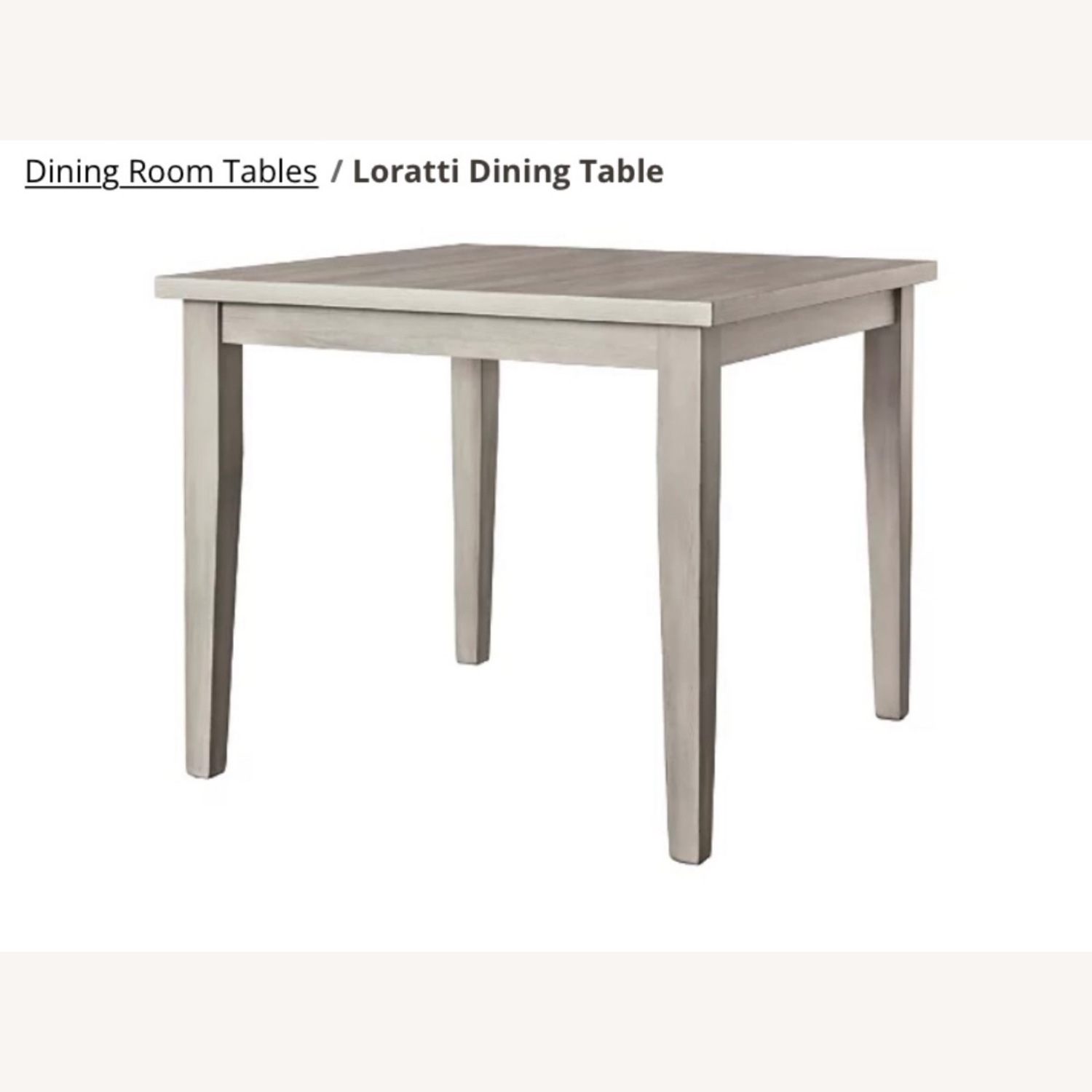 Ashley Light Gray Dining Table - image-1