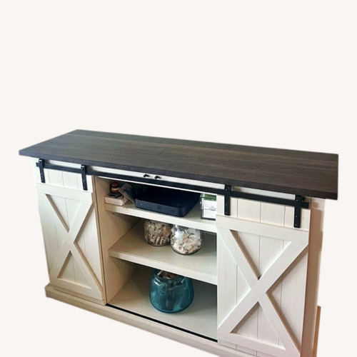 Used White Media Storage for sale on AptDeco