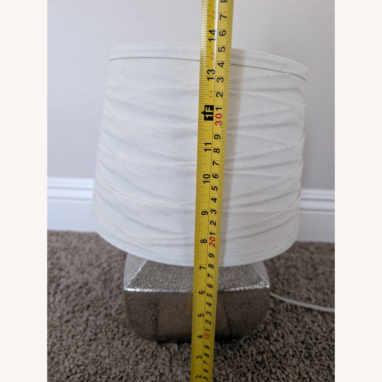 Mercury Glass Accent Table Lamp - image-3