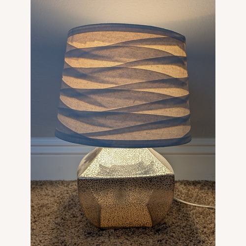 Used Mercury Glass Accent Table Lamp for sale on AptDeco