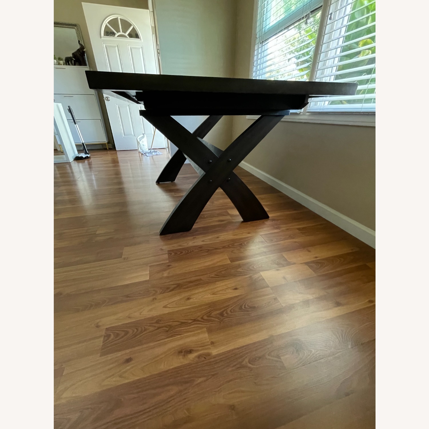 Solid Wood Contemporary Dining Table 63" - image-3