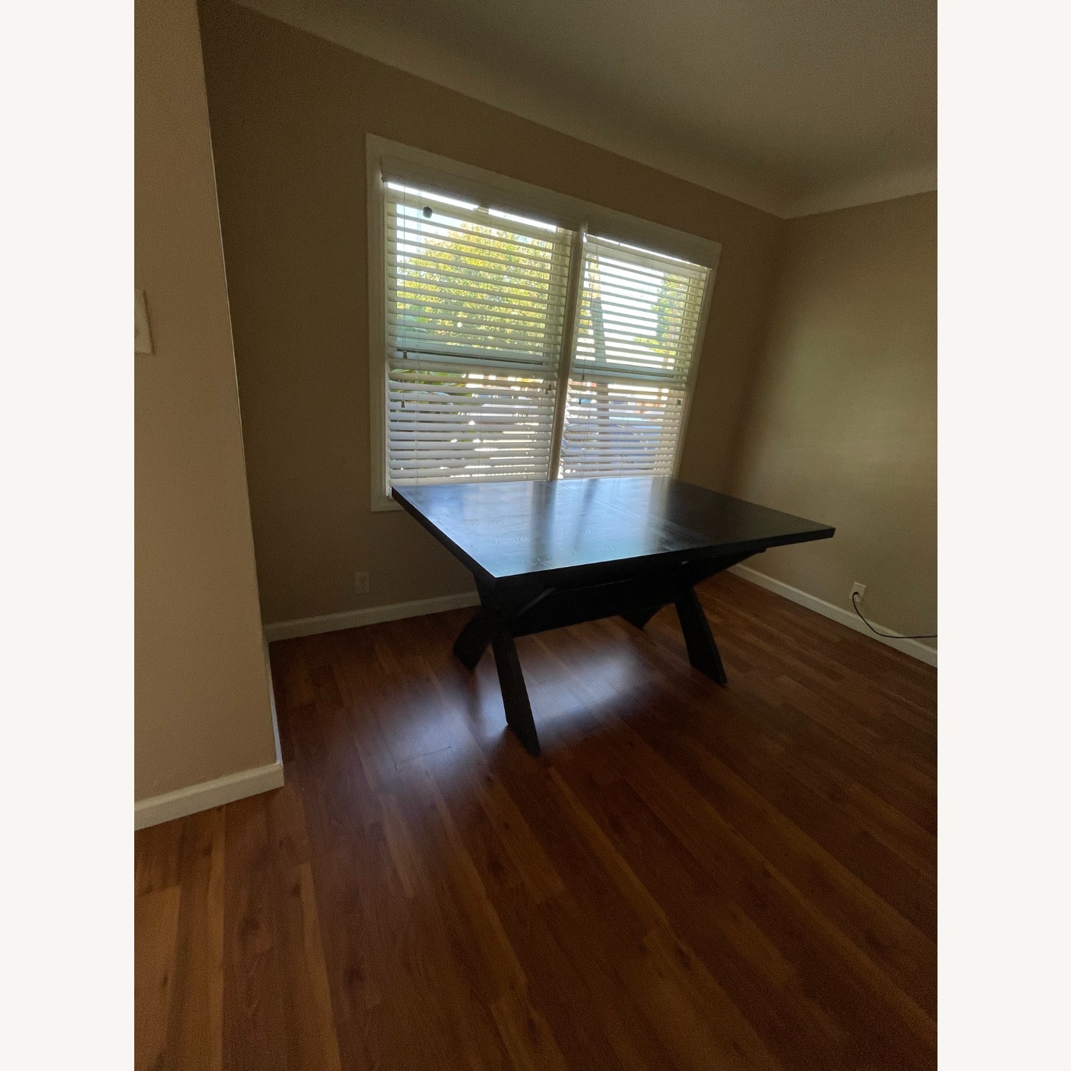 Solid Wood Contemporary Dining Table 63" - image-2